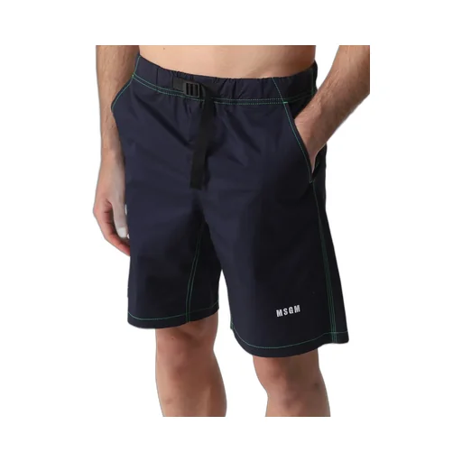 Logo Embroidered Drawstring Waistband Shorts
