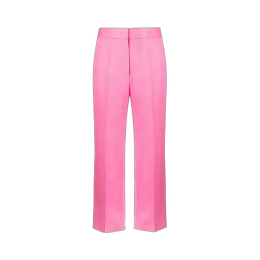 Straight-Leg Cropped Tailored Trousers