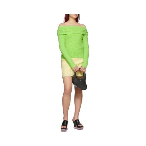 Logo Pleated Skirt