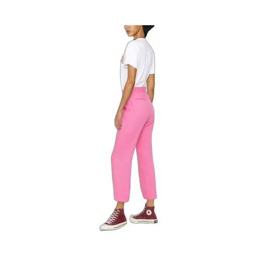 Straight-Leg Cropped Tailored Trousers