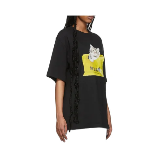 Oversized Kitty Cotton T-Shirt