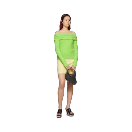 Logo Pleated Skirt