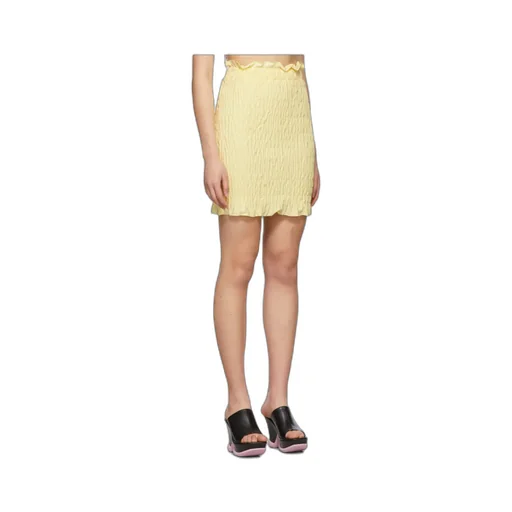 Logo Pleated Skirt