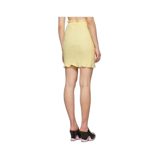 Logo Pleated Skirt