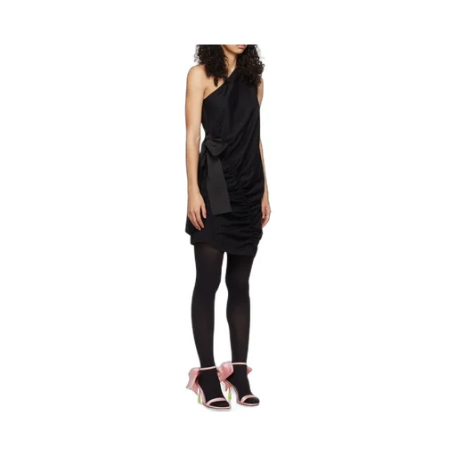 One-Shoulder Gathered Detailed Mini Dress