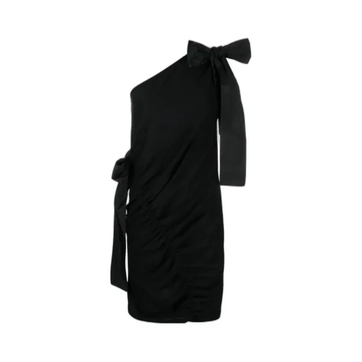 One-Shoulder Gathered Detailed Mini Dress