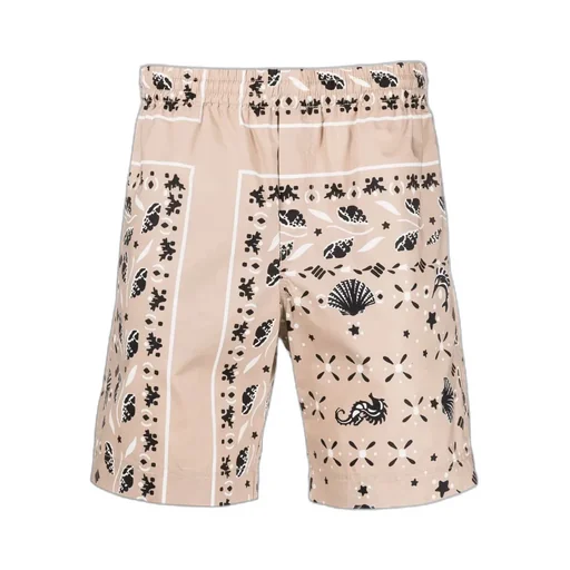 Paisley Printed Elasticated Waist Shorts