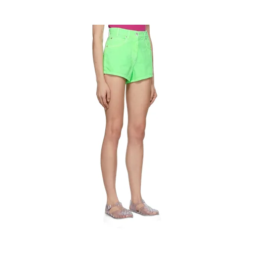 Logo Denim Shorts