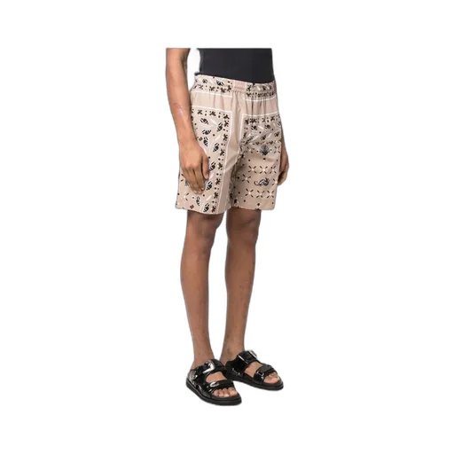 Paisley Printed Elasticated Waist Shorts