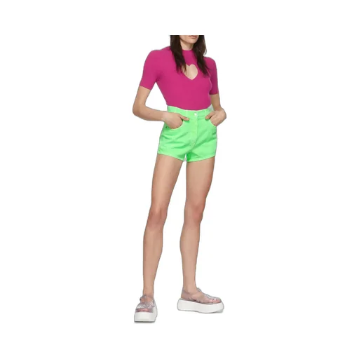Logo Denim Shorts