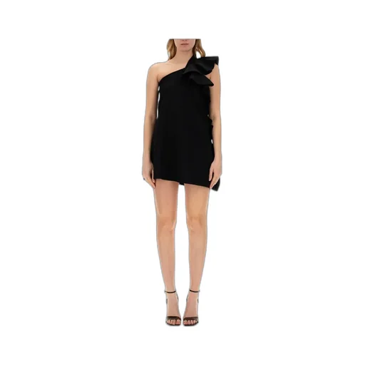 One-Shoulder Ruffled Mini Dress
