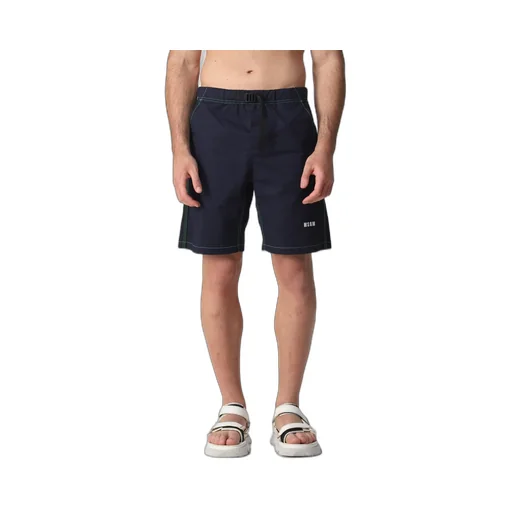 Logo Embroidered Drawstring Waistband Shorts