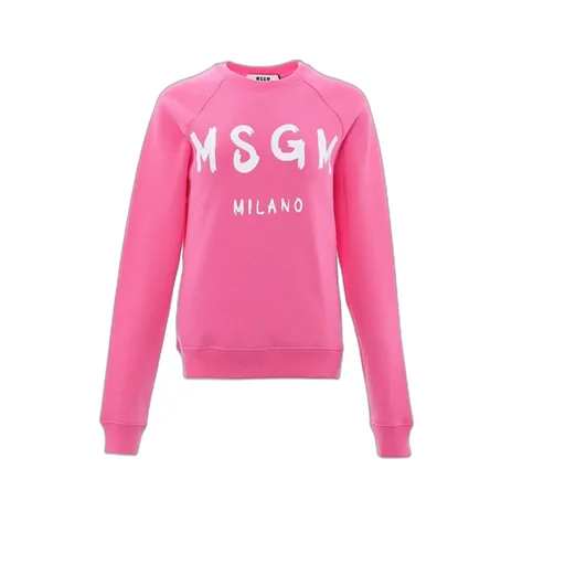 Letter Printed Round Neck Sweater