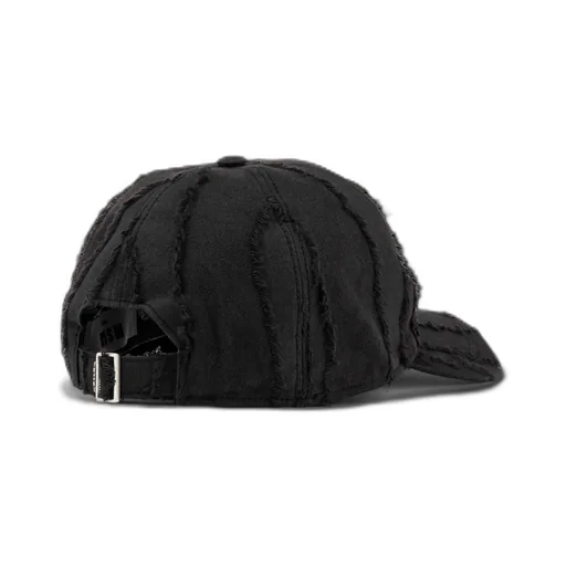 Ripped Detailed Logo Embroidered Baseball Cap