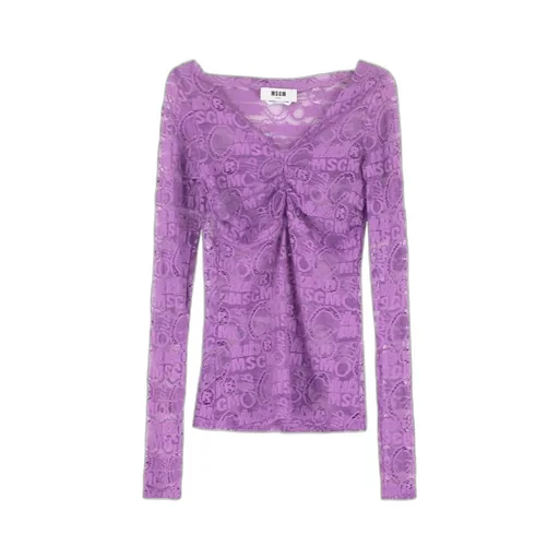 Lace Layered V-Neck Top