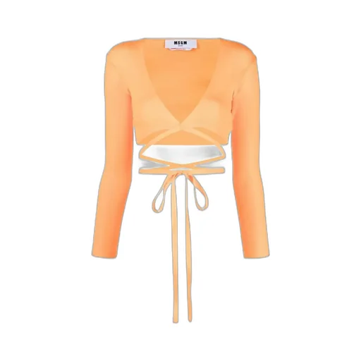 Cropped V-Neck Top
