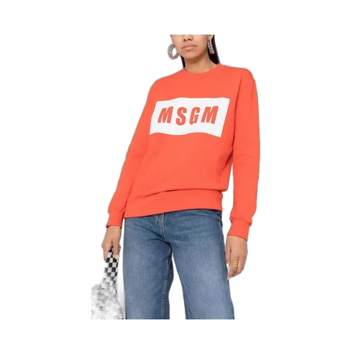 Logo-Print Crew Neck Sweatshirt