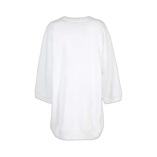 Teddy Motif-Print Sweatshirt Dress