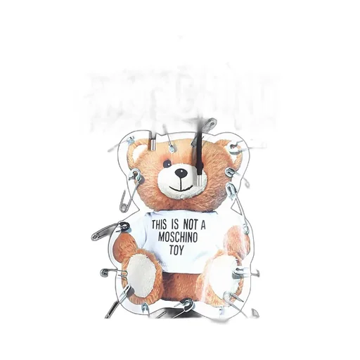 Teddy Bear Print Hoodie