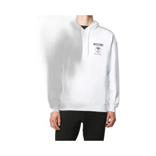 Double Question Mark Logo-Print Hoodie