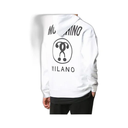 Double Question Mark Logo-Print Hoodie