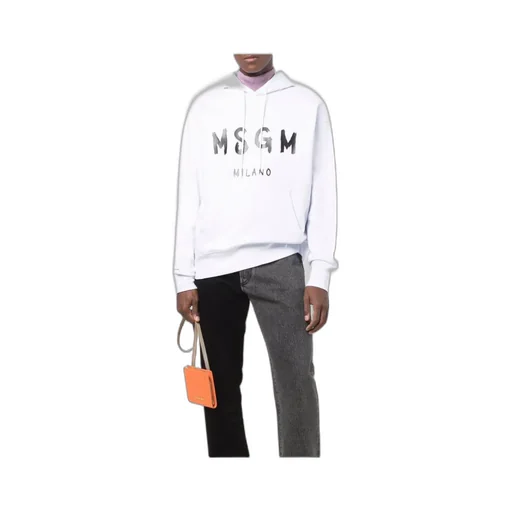 Logo Print Pullover Hoodie