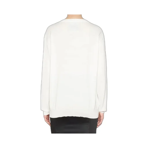 Bear Pin Wool Knitted Pullover