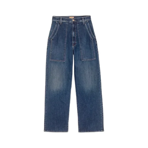 Large Bag Denim Trousers