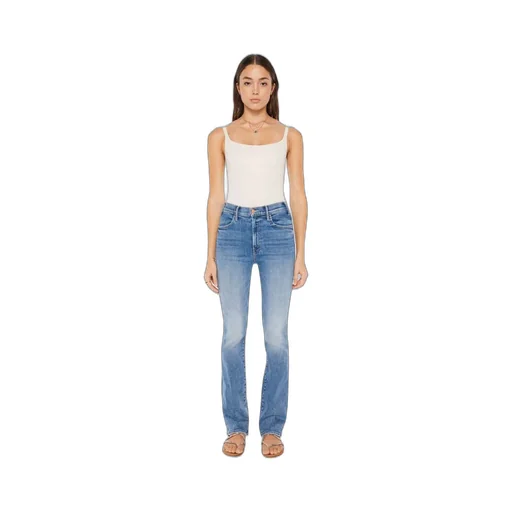 Hustler Sneak High-Rise Tapered Jeans