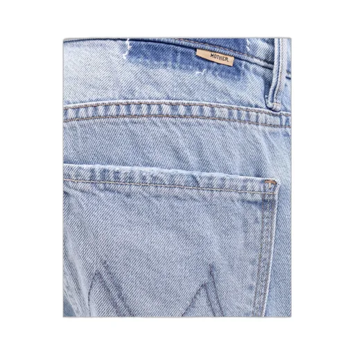 Logo Patch Wide Leg Jeans