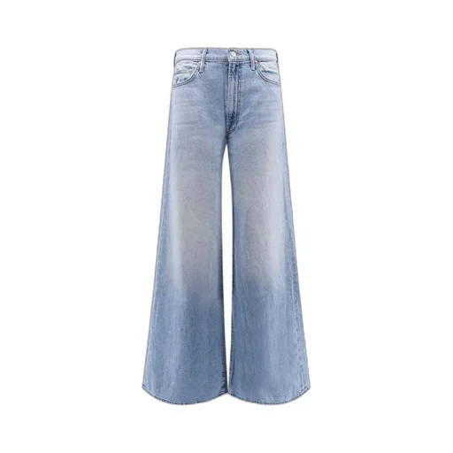 Logo Patch Wide Leg Jeans