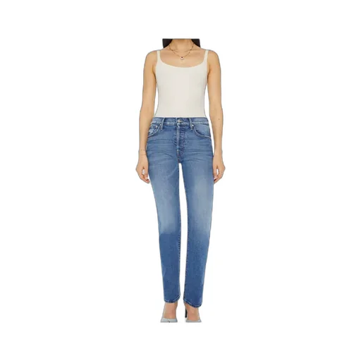 The Hustler Ankle High Rise Straight Jeans