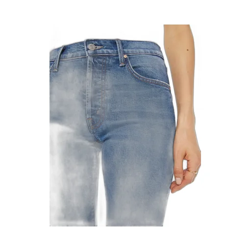 The Hustler Ankle High Rise Straight Jeans