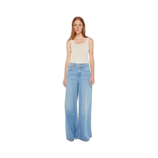 Slung Sugar Cone Sneak Low-Rise Flared Jeans