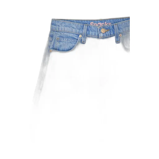 Slung Sugar Cone Sneak Low-Rise Flared Jeans