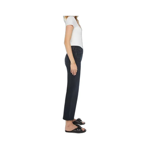 Straight Leg Cropped Jeans