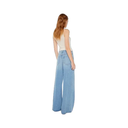 Slung Sugar Cone Sneak Low-Rise Flared Jeans