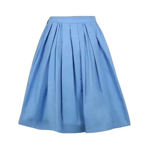 Pleated High-Waist Skirt