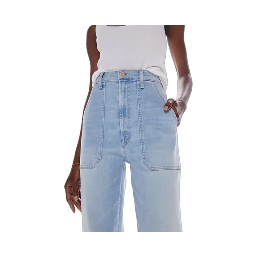 High-Rise Straight Jeans