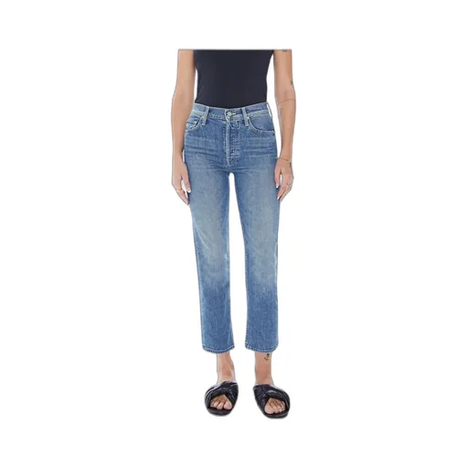 High-Rise Straight Leg Jeans