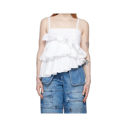 Asymmetric Ruffled Top