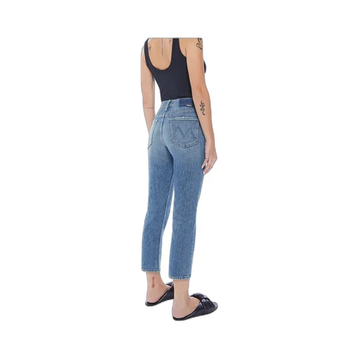 High-Rise Straight Leg Jeans
