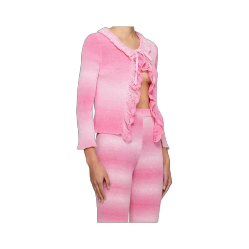 Ruffle-Detail Cardigan