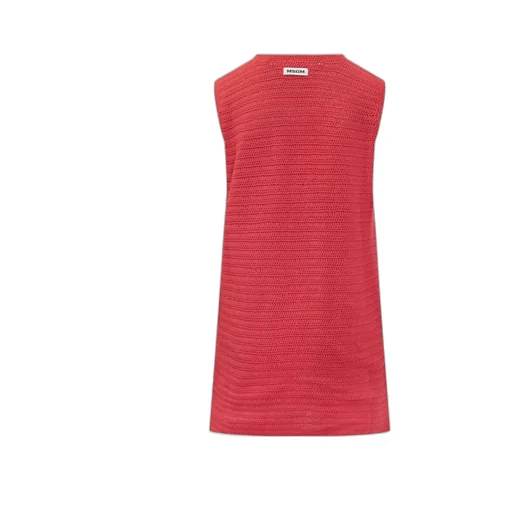 Sleeveless Crewneck Knitted Dress