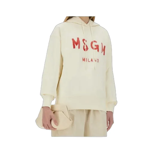 Brushed Logo Hooded Sweatshirt