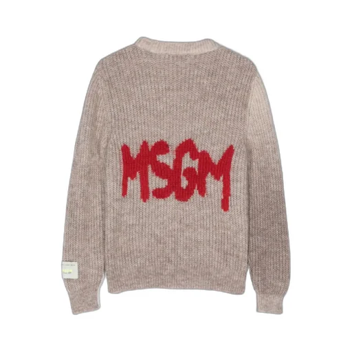 Intarsia-Logo Sweater