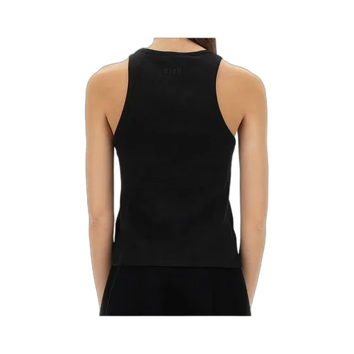Chainmail-Effect Sleeveless Tank Top