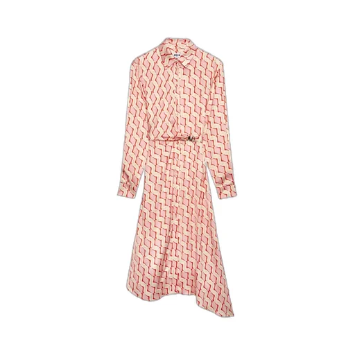 Geometric-Pattern Dress