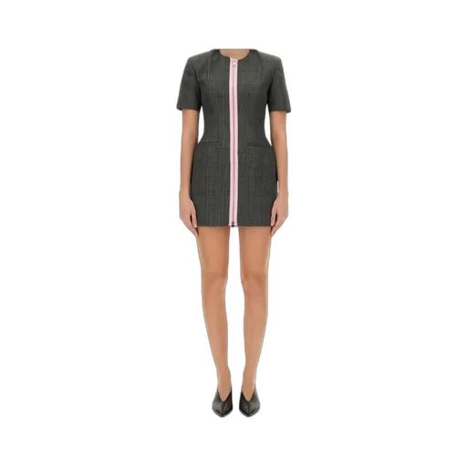 Zip-Up Mini Dress