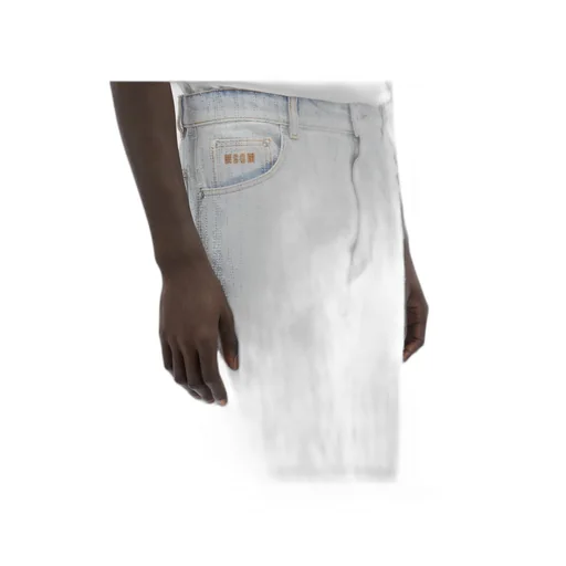 Logo-Patch Denim Bermuda Shorts